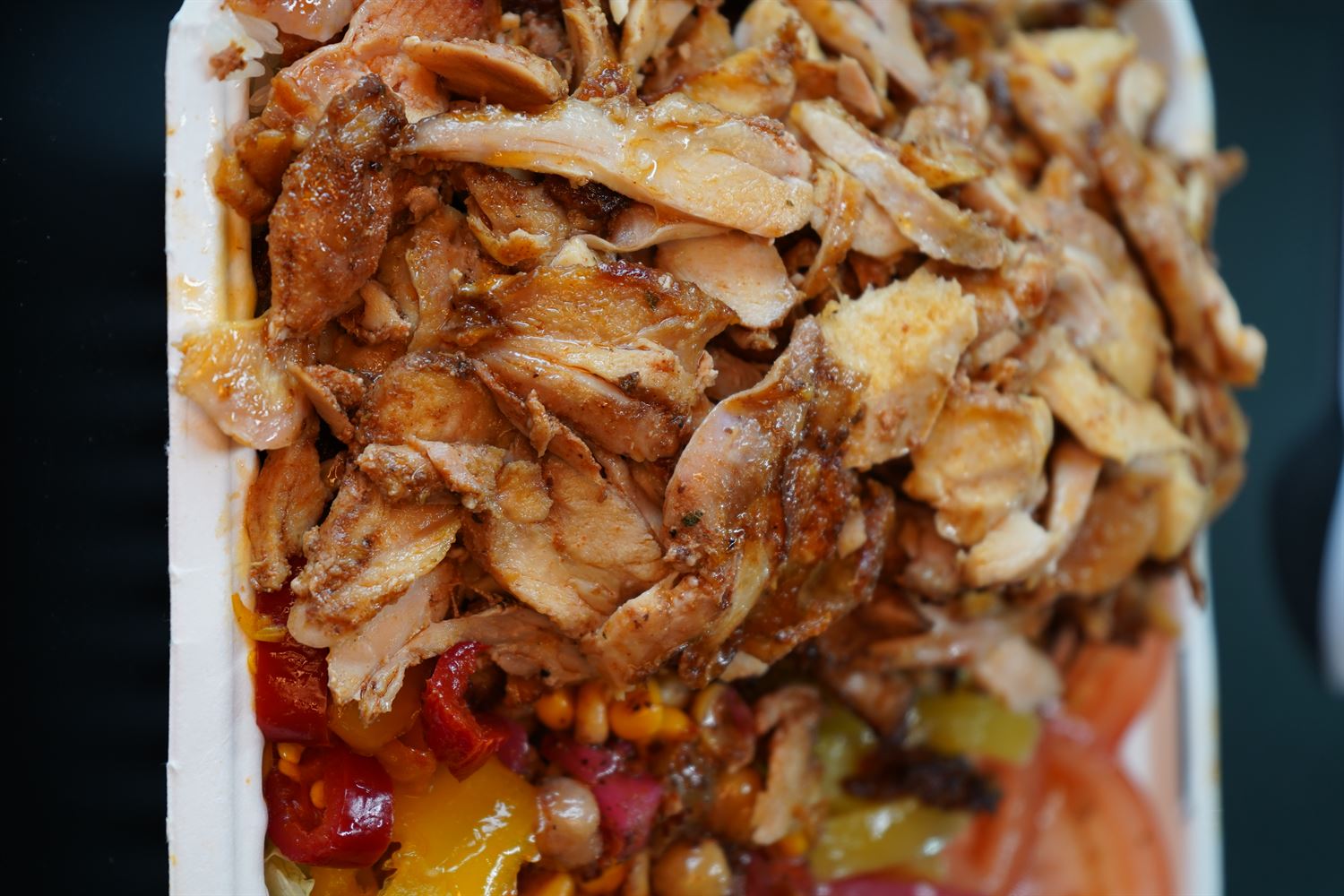 Fresh shawarma close-up